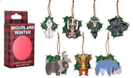 Woodland Winter Pin Ornament Reveal Conceal Mystery Collection