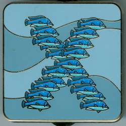 10633 - Disney Pixar Alphabet - Mystery Collection - X is for School of Silverfish (CHASER) alternate image