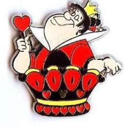 2008 Hidden Mickey - Alice In Wonderland Chess Collection - Queen of Hearts - DLR
