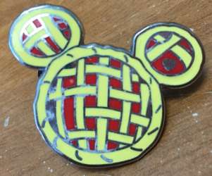 13450 - 2009 Hidden Mickey - Food Icons - Cherry Pie - Disneyland Resort alternate image