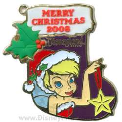 '2008 Christmas Stocking - Tinker Bell Stocking - DLR'