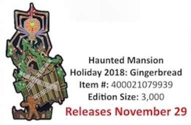 20108 - Haunted Mansion Holiday - Spider Gingerbread House - Disneyland Resort alternate image