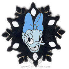 '2007 Hotel Hidden Mickey - Snowflake - (Daisy) Snowflake Series - DLR'