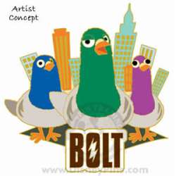 20434 - Bolt - Pigeons - Disney Studio Store Hollywood / Soda Fountain alternate image