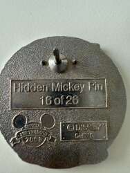 20484 - 2009 Hidden Mickey - Alphabet - P for Penny - Walt Disney World alternate image