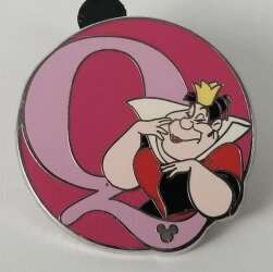 20485 - 2009 Hidden Mickey - Alphabet - Q for Queen of Hearts - Walt Disney World alternate image