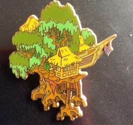 885 - Hong Kong Disneyland - Grand Opening 5 pin Jumbo Set - Tarzan's Treehouse ONLY - Walt Disney Imagineering alternate image