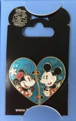 'Connected Hearts - Stitched Heart -  Mickey and Minnie - MLT'