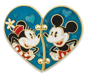 Mickey and Minnie 2 piece heart