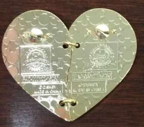 20878 - Connected Hearts - Stitched Heart -  Mickey and Minnie alternate image