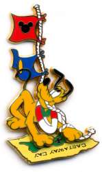 'Stitch's High Sea Adventure - Scavenger Hunt Pluto With Flags - DCL'