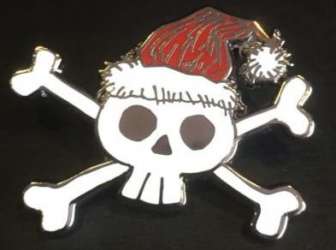 18600 - The Nightmare Before Christmas - Santa Hat Skull Crossbones alternate image