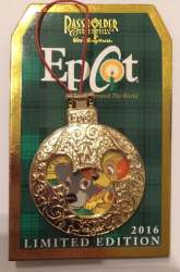 EPCOT Holidays Around The World 2016 - Lady and the Tramp Ornament (Annual Passholders) 2016 - WDW