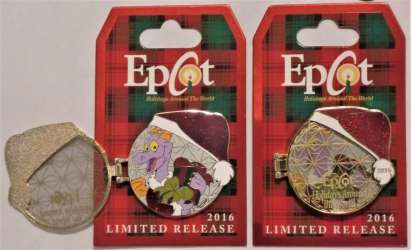 64081 - EPCOT Holidays Around The World 2016 - Holidays Around the World Logo - Figment - Walt Disney World alternate image