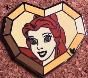 13610 - 2008 Hidden Mickey - Princess Jewels - Belle - Disneyland Resort alternate image