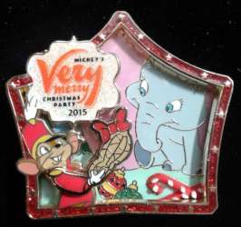 Mickey&#039;s Very Merry Christmas Party (MVMCP) 2015 - Dumbo and Timothy Q Mouse - WDW