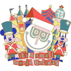 21389 - it's a small world holiday - Facade with Clock Face and Mickey and Goofy Toy Soldiers - Disneyland Resort alternate image