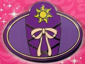 What&#039;s My Name Badge Mystery Set - Disney Heroines - Cast Exclusive - Rapunzel - MLT