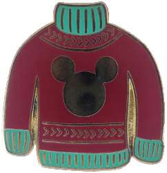 21451 - Christmas 2018 - Red Holiday Sweater and Mickey Icon Set - Sweater ONLY - Disney Store US alternate image