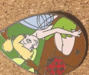 2008 Hidden Mickey - Tinker Bell Nature - Ladybug - DLR
