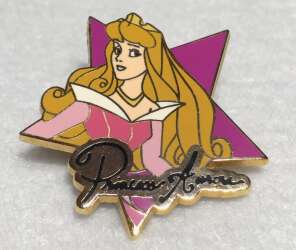 21641 - DLR Cast Lanyard 2.5 - Princess Signature Stars - Aurora - Disneyland Resort alternate image