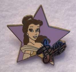 21644 - DLR Cast Lanyard 2.5 - Princess Signature Stars - Belle - Disneyland Resort alternate image