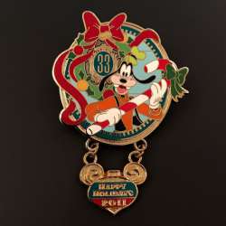 19990 - Club 33: Happy Holidays Dangle Series - 2011 - Goofy with Candy Cane - Disneyland Resort alternate image