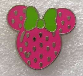 DLR Hidden Mickey Series 2017: Minnie Fruit Icons Collection - Strawberry - DLR