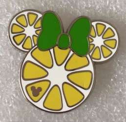 DLR Hidden Mickey Series 2017: Minnie Fruit Icons Collection - Lemon Slice - DLR