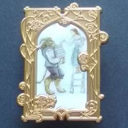 Grand Pin Trading Event - Beauty and the Beast Live Action - 5-Pin Set - Library Scene - DSSH
