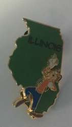 25138 - State Character Pins - Illinois - Goofy alternate image