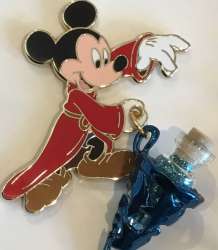 Magic Dust Vial Dangler - Sorcerer Mickey with Vial of Magic Dust in sorcerer hat - MLT