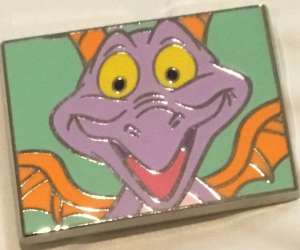 Figment Close-Up Mystery Collection - Figment with Wings (Green Background) - WDW