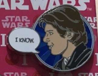 19968 - I Love You, I Know Pin Set - Han Solo ONLY alternate image