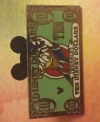 26340 - 2007 Hidden Mickey - Disney Dollars - Donald Duck - Walt Disney World alternate image