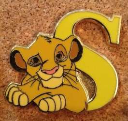 8995 - Disney PALS Lucky Draw Initials / Alphabet Mystery Collection - Letter S - Simba - Disney Store Japan alternate image