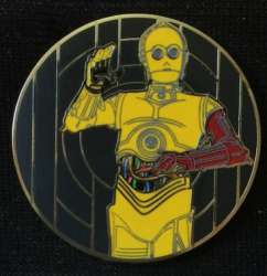 Star Wars: The Force Awakens Droid Mystery Pin Set - C-3PO - MLT
