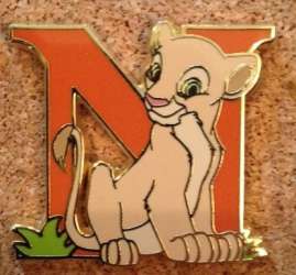8994 - Disney PALS Lucky Draw Initials / Alphabet Mystery Collection - Letter N - Nala - Disney Store Japan alternate image