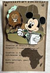 22352 - Disney's Animal Kingdom: Characters with Animals Mystery Collection - Mickey Mouse with African Lion - Walt Disney World alternate image