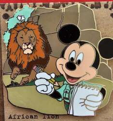 22352 - Disney's Animal Kingdom: Characters with Animals Mystery Collection - Mickey Mouse with African Lion - Walt Disney World alternate image