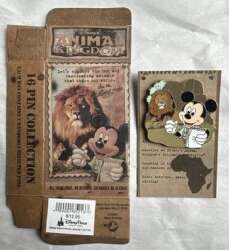 22352 - Disney's Animal Kingdom: Characters with Animals Mystery Collection - Mickey Mouse with African Lion - Walt Disney World alternate image