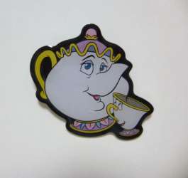 Beauty and the Beast 4-pin set - Mrs. Potts and Chip