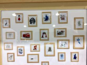 Pixar Animation Sketch Framed Set - Pixar Animation Sketch Framed Set - DSUS