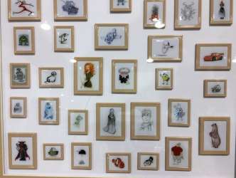 Pixar Animation Sketch Framed Set - Pixar Animation Sketch Framed Set - DSUS