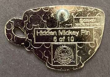 22936 - 2015 Hidden Mickey - Mad Tea Party Teacups - Silver chaser - Disneyland Resort alternate image