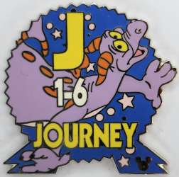 23104 - Cast Lanyard Collection III - Figment Epcot Parking Signs - J for Journey (1-6) - Walt Disney World alternate image