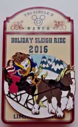 19949 - Fort Wilderness Resort & Campground - Holiday Sleigh Ride - Belle, Beast, Chip, Lumiere and Phillipe - Walt Disney World alternate image