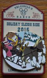 19949 - Fort Wilderness Resort & Campground - Holiday Sleigh Ride - Belle, Beast, Chip, Lumiere and Phillipe - Walt Disney World alternate image