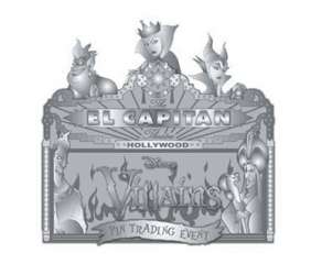 22469 - Villain Pin Trading Event - Villains Diecast Marquee - Disney Studio Store Hollywood / Soda Fountain alternate image