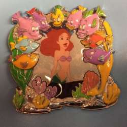 October 2017 Park Pack - Sea Creatures Frame - Version 1 - Ariel on Rock - DSUS